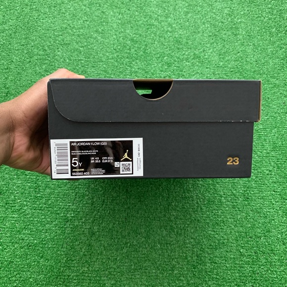 -Edm- 💠*NEW* Air Jordan 1 Low “University Blue” (GS) - Picture 11 of 11